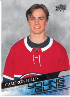 2020-21 UD Extended Young Guns Cameron Hillis č. 705