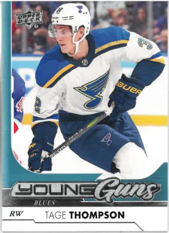 2017-18 UD Series I Young Guns Tage Thompson č. 228