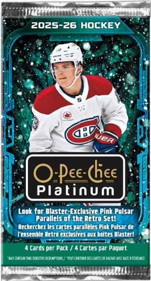 2025-26 UD O-PEE- CHEE Platinum Hockey Blaster Balíček