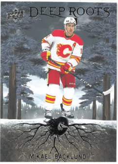 2023-24 UD Series II Deep Roots Mikael Backlund č. DR-27