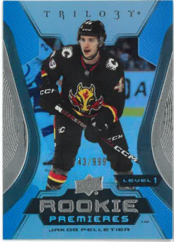 2023-24 UD Trilogy Rookie Premieres Level 1 Jakob Pelletier /999 č. 111