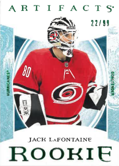 2022-23 UD Artifacts emerald Jack Lafontaine /99 č. 189