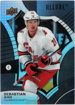 2021-22 UD Allure Black Rainbow Sebastian Aho č. 11