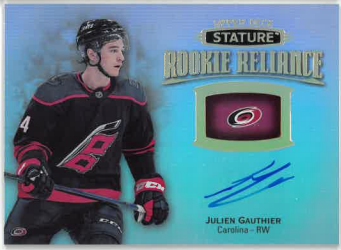2019-20 UD Stature Rookie Reliance Julien Gauthier č. RR-11