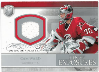 2006-07 UD Be A Player Portraits First Exposures Cam Ward č. FECW