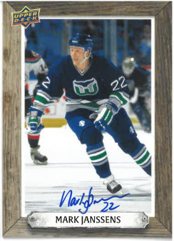 2024-25 UD Engrained Beehive Signatures Mark Janssens č. BH-MJ