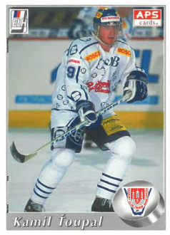 1995-96 APS Kamil Ťoupal HC České Budějovice č. 61