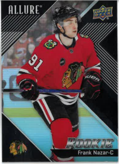2024-25 UD Allure Black Rainbow Rookie Frank Nazar č. 137