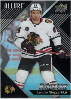 2024-25 UD Allure Black Rainbow Rookie Landon Slaggert č. 132