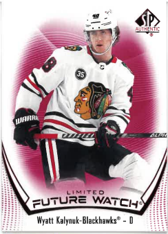 2021-22 UD SP Authentic Future Watch Limined Wyatt Kalynuk č. 119