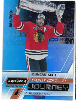 2020-21 UD Synergy Stanley Journey Duncan Keith /799 č. CJ-DK