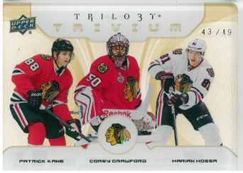 2023-24 UD Trilogy Trivium Kane Crawford, Hossa /49 č. TR-19
