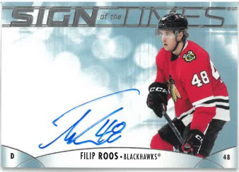 2023-24 UD SP Authentic Sign Of The Times Filip Roos č. SOTT-FR