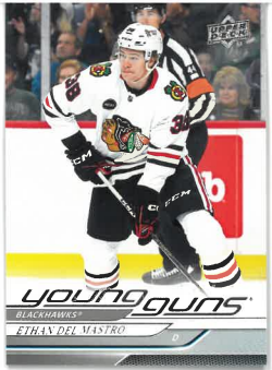 2024-25 UD Series I Young Guns Ethan Del Mastro č. 221