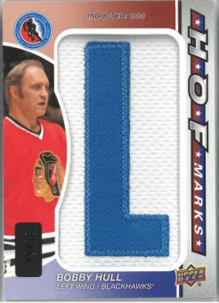 2023-24 UD SP Game Used HOF Marks Bobby Hull /35 č. HOFM-BH