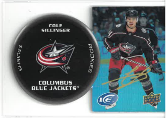 2021-22 UD Ice Shrines Rookies Cole Sillinger č. SH-43