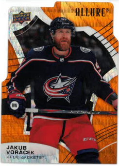 2021-22 UD Allure orange slice Jakub Voracek č. 96