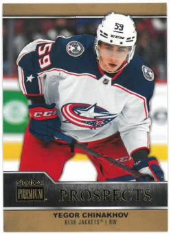 2021-22 UD Metal Universe Skybox Prospects Yegor Chinakhov č. PP-11