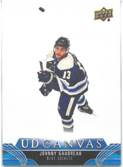 2023-24 UD Series II UD Canvas Johnny Gaudreau č. C144