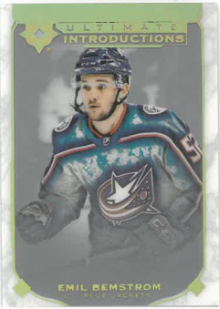 2019-20 UD Ultimate Introductions Emil Bemstrom č. UI-3