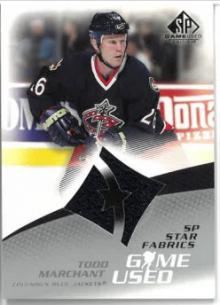 2003-04 SP Game Used Star Fabrics Todd Marchand č. 99