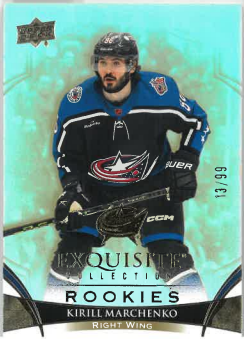 2022-23 UD Eyquisite Collection Rookie Kirill Marchenko /99 č. R-KM