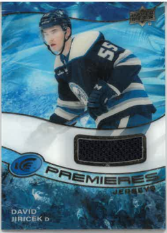 2022-23 UD Ice Premieres Jersey David Jiricek č. IPA-DJ