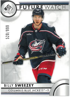 2023-24 UD SP Authentic Future Watch Billy Sweezey /999 č. 128