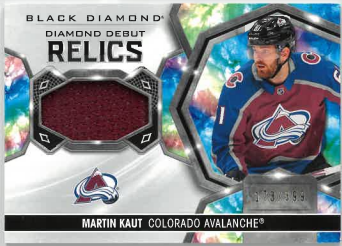 2020-21 UD Black Diamond Debut Relic Martin Kaut /399 č. DD-MK