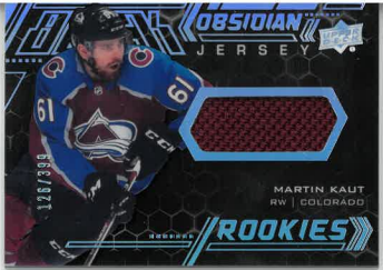 2020-21 UD Black Obsidian Jersey Martin Kaut /399 č. ORJ-MK