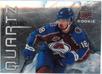 2021-22 UD Allure Quartz Alex Newhook č. AQ-AN