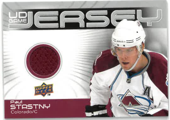 2010-11 UD Series 1 Game Jersey Paul Stastny č. GJ-PS