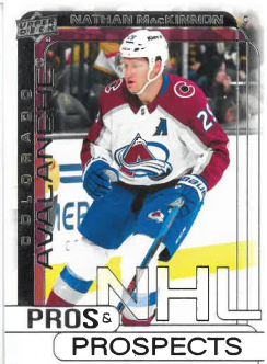 2024-25 UD Extended Pros And Prospects Nathan MacKinnon č. PP-36