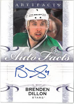 2014-15 UD Artifacts Auto Facts Brenden Dillon č. A-BD