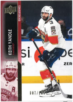 2021-22 UD Series I UD Exclusives Keith Yandle /100 č. 98