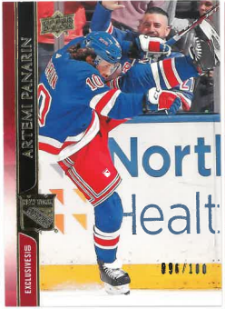 2020-21 UD Series I UD Exclusives Artemi Panarin /100 č. 122