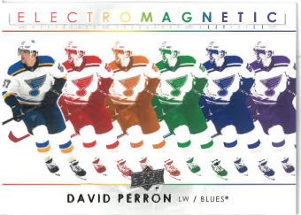 2021-22 UD Series I Electro Magnetic David Perron č. EM-4