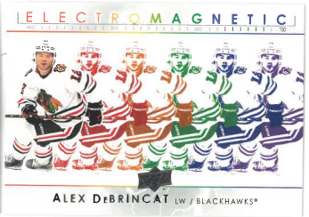 2021-22 UD Series I Electro Magnetic Alex DeBrincat č. EM-20