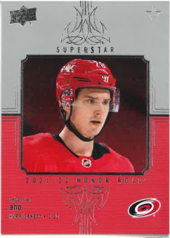 2021-22 UD Series I Honor Roll Sebastian Aho č. HR-29