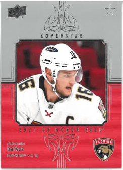2021-22 UD Series I Honor Roll Aleksander Barkov č. HR-39