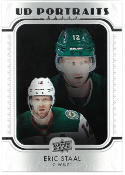 2021-22 UD Series I UD Portraits Eric Staal