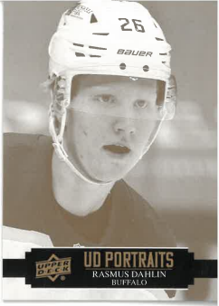2021-22 UD Series I UD Portraits Rasmus Dahlin č. P-5