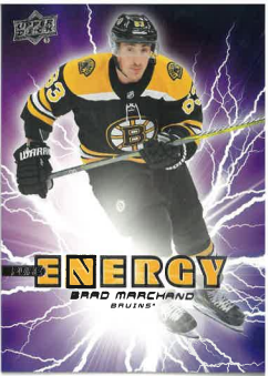 2019-20 UD Series I Pure Energy Brad Marchand č. PE-2