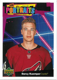 2020-21 UD Series I UD Portraits Darcy Kuemper č. P-22
