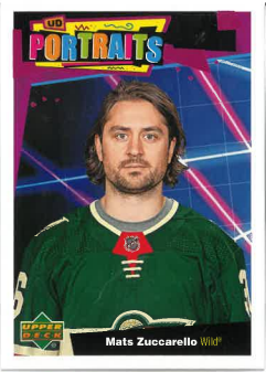 2020-21 UD Series I UD Portraits Mats Zuccarello č. P-18