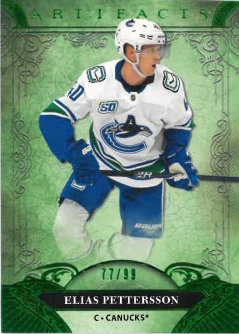 2020-21 UD Artifacts Emerald Elias Pettersson /99 č. 130