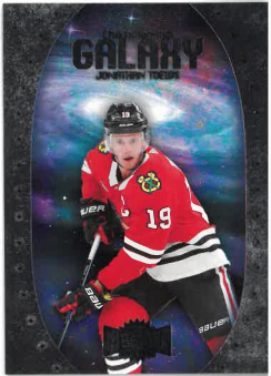 2021-22 UD Metal Universe Championship Galaxy Jonathan Toews č. CG-11