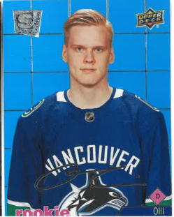 2020-21 UD Extended Rookie Class Olli Juolevi č. RC-34
