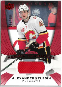 2020-21 UD Trilogy Rookie Premieres Red Level 1 Alexander Yelesin /499 č. 51