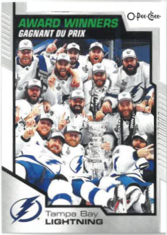 2020-21 UD O-PEE-CHEE Stanley Cup Tampa Bay č. 610